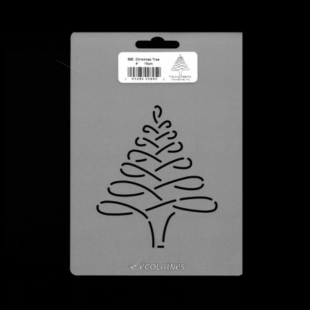 Stencil de patchwork - Christmas tree