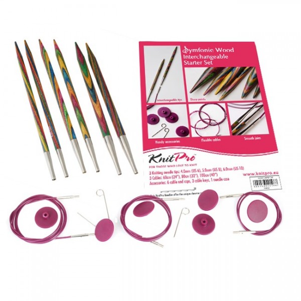 Set d'aiguilles circulaires KnitPro Starter set symphonie