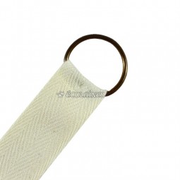 Boucle demi ronde 15 mm bronze