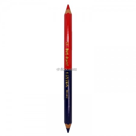 Crayon craie bicolore gras Lyra rouge/bleu