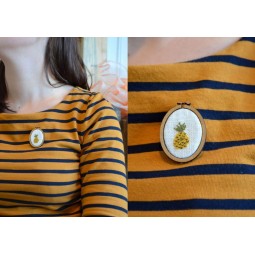 Mini tambour à broder - Assortiment de 9 tambours