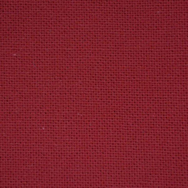 Toile coton - Rouge bordeaux