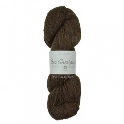 Bio Shetland 06 Brun - Pure laine biologique