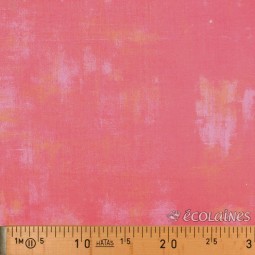 Tissu Moda - Grunge basic - Impression peinture rose foncé
