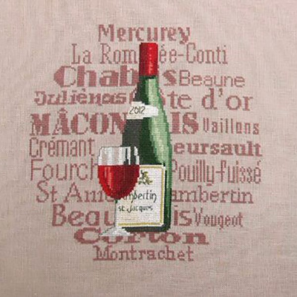 Fiche de broderie : Le Bourgogne