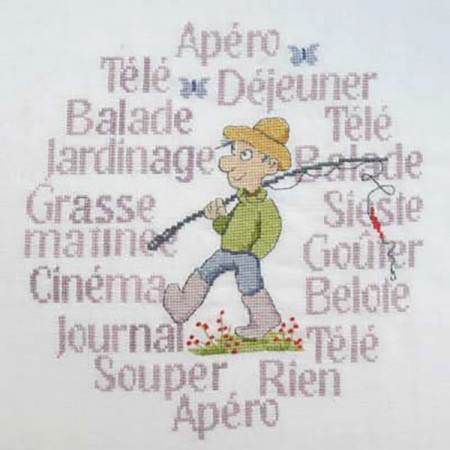 Fiche de broderie : Le Bordeaux Fiche de broderie : Le Bordeaux