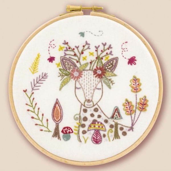 Kit de broderie - Biche, oh ma biche !
