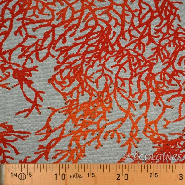 Tissu d'ameublement - Caledonie corail