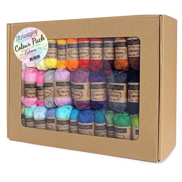 Coffret de 109 pelotes Catona Scheepjes