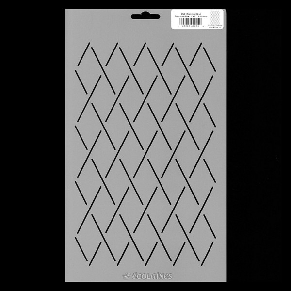 Stencil de patchwork - Diamond grid
