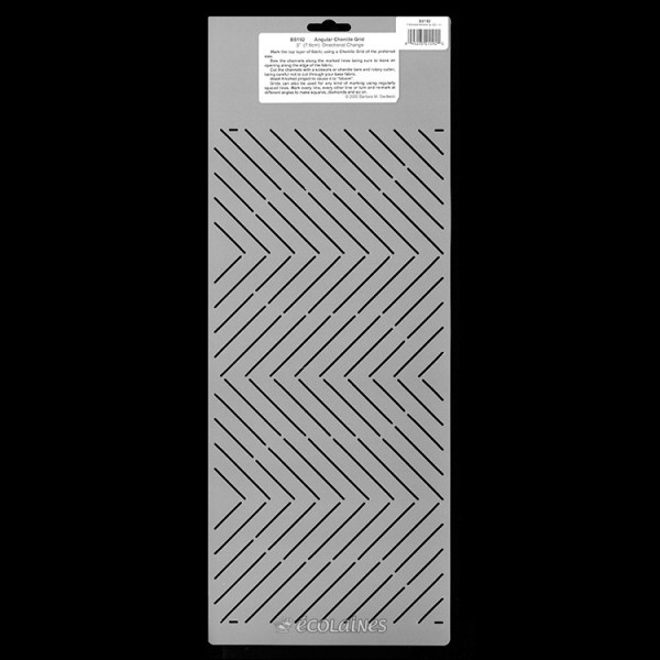 Stencil de patchwork - Angular chenille grid