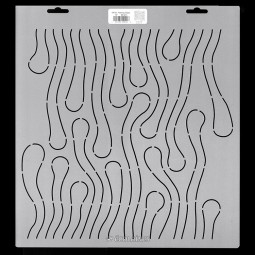 Stencil de patchwork - Flowting glass