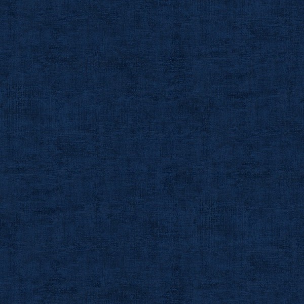 Tissu faux uni Melange - Bleu foncé