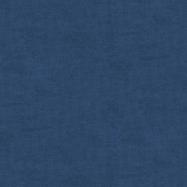 Tissu faux uni Melange - Bleu denim