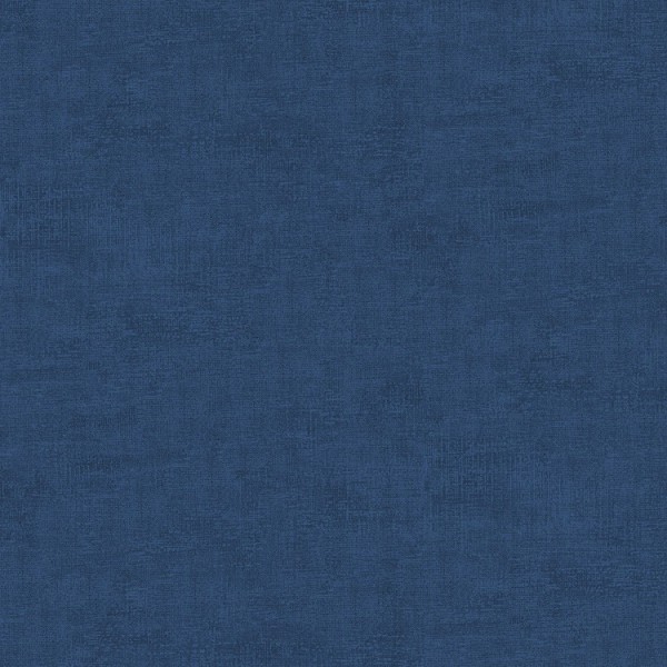 Tissu faux uni Melange - Bleu denim
