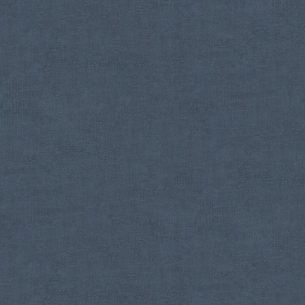 Tissu faux uni Melange - Bleu marine