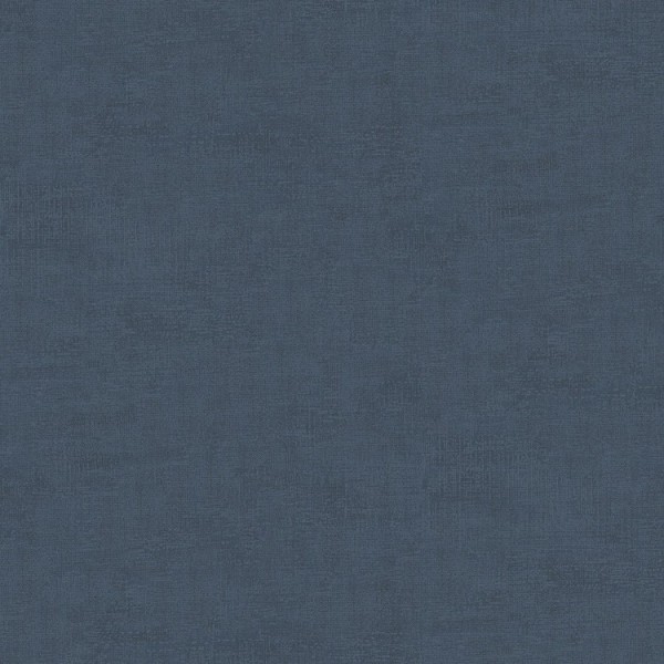 Tissu faux uni Melange - Bleu marine