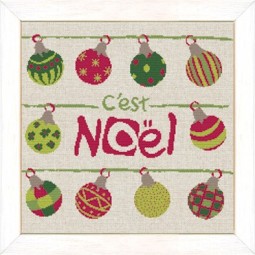 Fiche de broderie Lilipoints : C'est Noël
