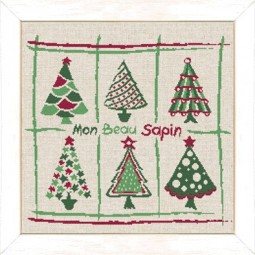 Fiche de broderie Lilipoints : Mon beau sapin