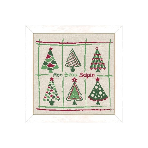 Fiche de broderie Lilipoints : Mon beau sapin