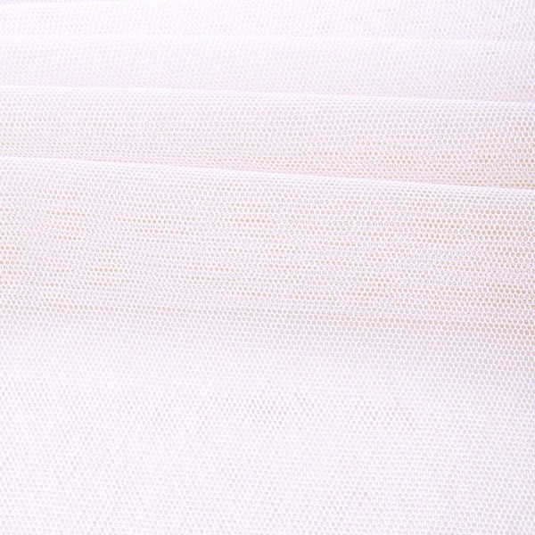 Tulle de coton blanc