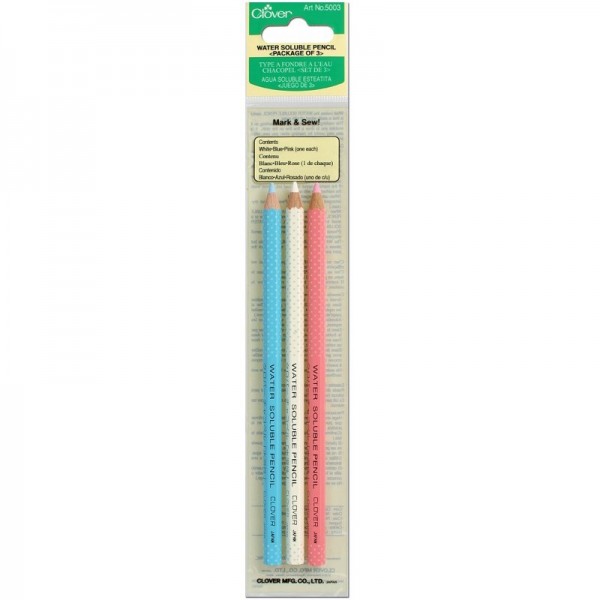 Crayon solubles à l'eau (3 couleurs) Clover