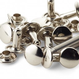 Rivets tubulaires 4-6 mm Argent avec outil Prym