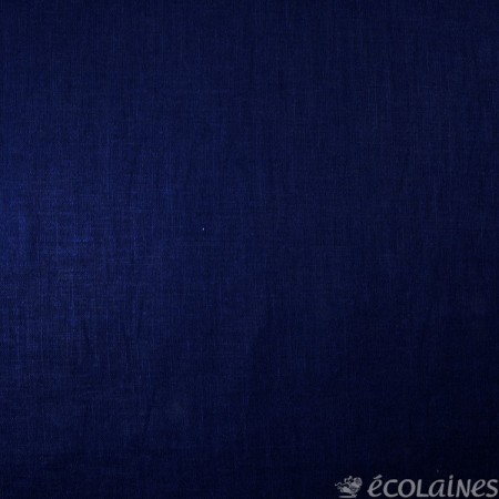 Tissu lin - Bleu marine