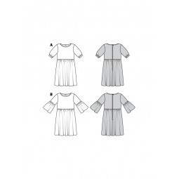 Patron Burda 6401 - Robe