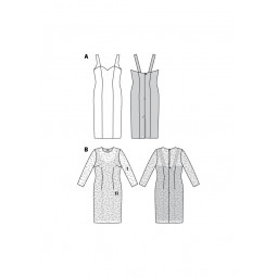 Patron Burda 6423 - Robe moulante