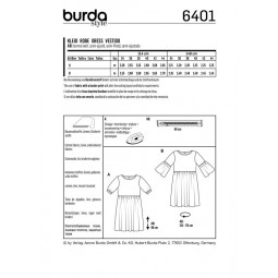 Patron Burda 6401 - Robe