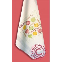 Fiche de broderie Lilipoints : Délices aux pommes