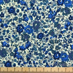 Tissu Liberty Emma and georgina bleu