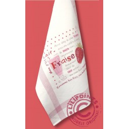 Fiche de broderie Lilipoints : Mon p'tit lait fraise