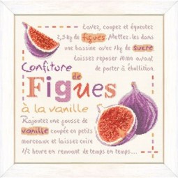 Fiche de broderie Lilipoints : Confiture de figues