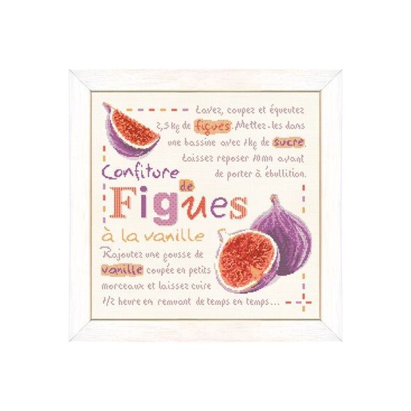 Fiche de broderie Lilipoints : Confiture de figues
