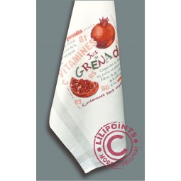 Fiche de broderie Lilipoints : Jus de grenade