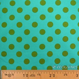 Tissu Kori Kumi - Gros pois agave