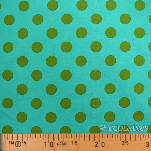Tissu Kori Kumi - Gros pois agave