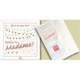Fiche de broderie Lilipoints : Appelez-moi Madame !