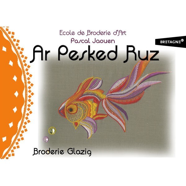 Kit de broderie : Coffret Glazig - Ar pesked ruz