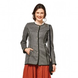 Patron Burda 6465 - Vestes sans col