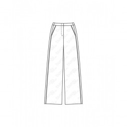 Patron Burda 6470 - Pantalon jambes amples