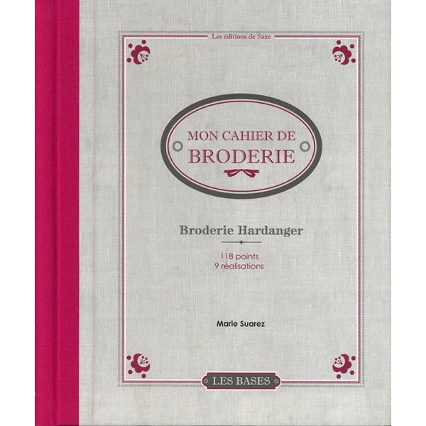 Livre : Mon cahier de broderie - Broderie Hardanger