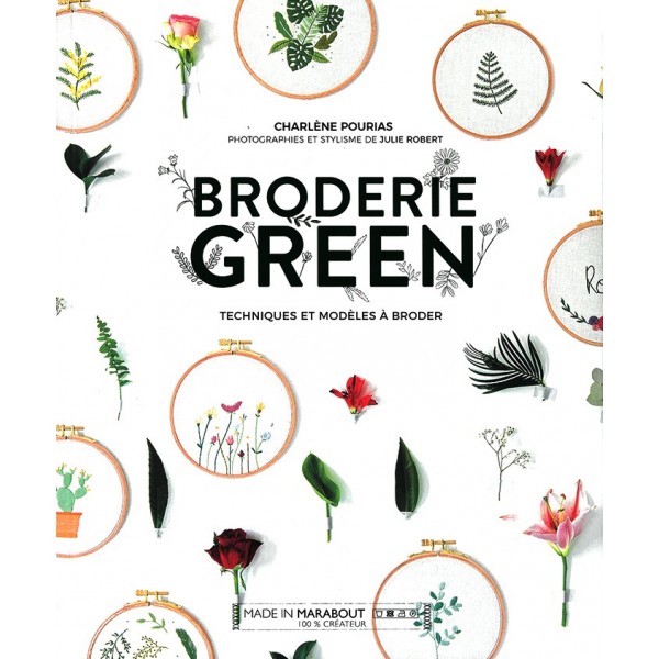 Livre : Broderie green