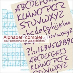 Fiche de broderie Lilipoints : Alphabet 2