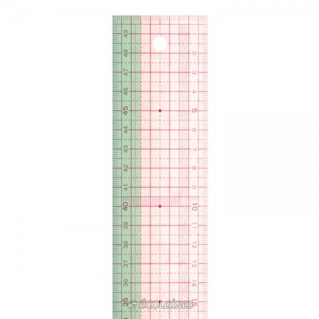 Règle De Couture Japonaise 80cm - Transparente, Souple - Pour Patrons, Tissu | Millimétrée | GRAPHOPLEX