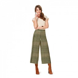 Patron Burda 6573 - Pantalon jambes amples, jupe-culotte 