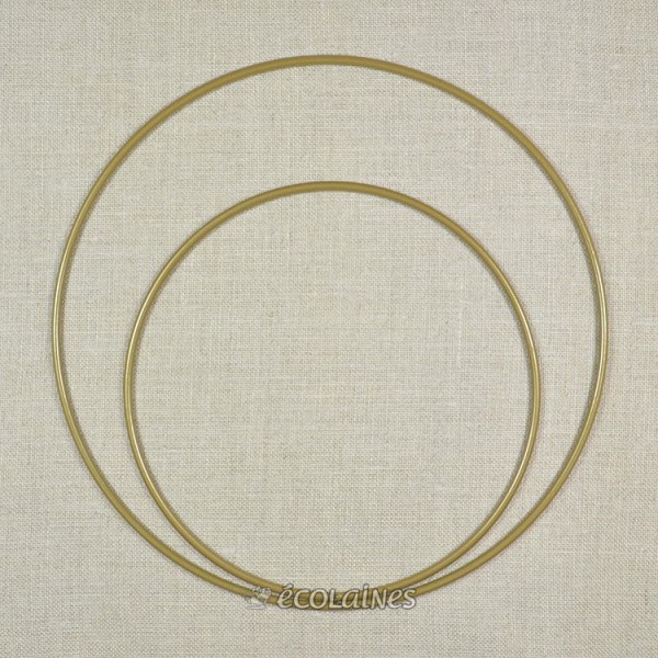 10 Anneaux En Métal Pour Attrape-rêves - Taille 35 Mm à 50 Mm - En Fer Doré - DIY, Macramé, Décoration - 13