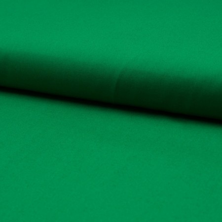 Tissu popeline coton unie - Vert sapin